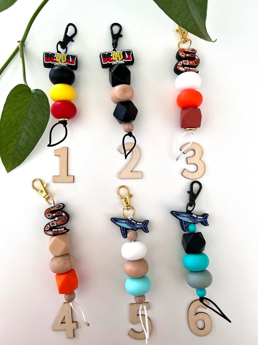 Deadly Beaded Keychains