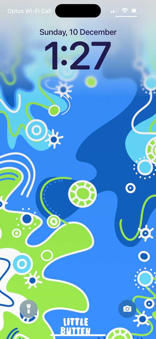 Fishies - Phone Wallpaper Digital Download