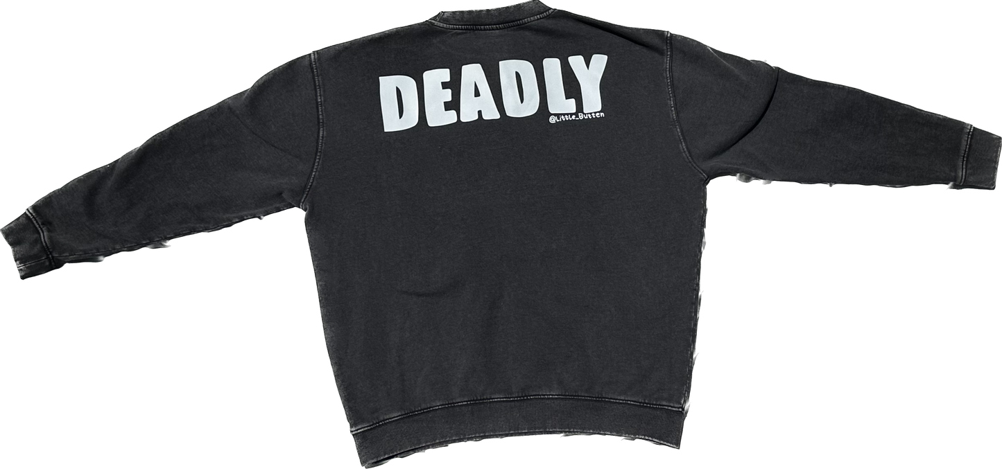 'The OG Deadly' Stone Wash Adult Sweater