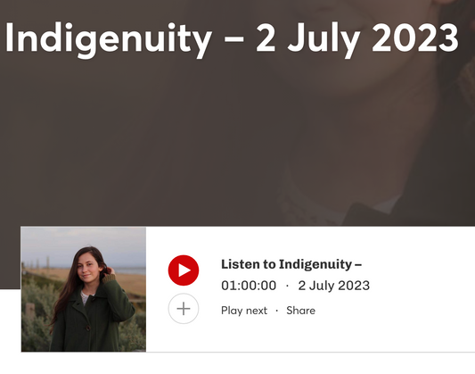Indigenuity∙Aired on 2 July 2023∙Radio Interview