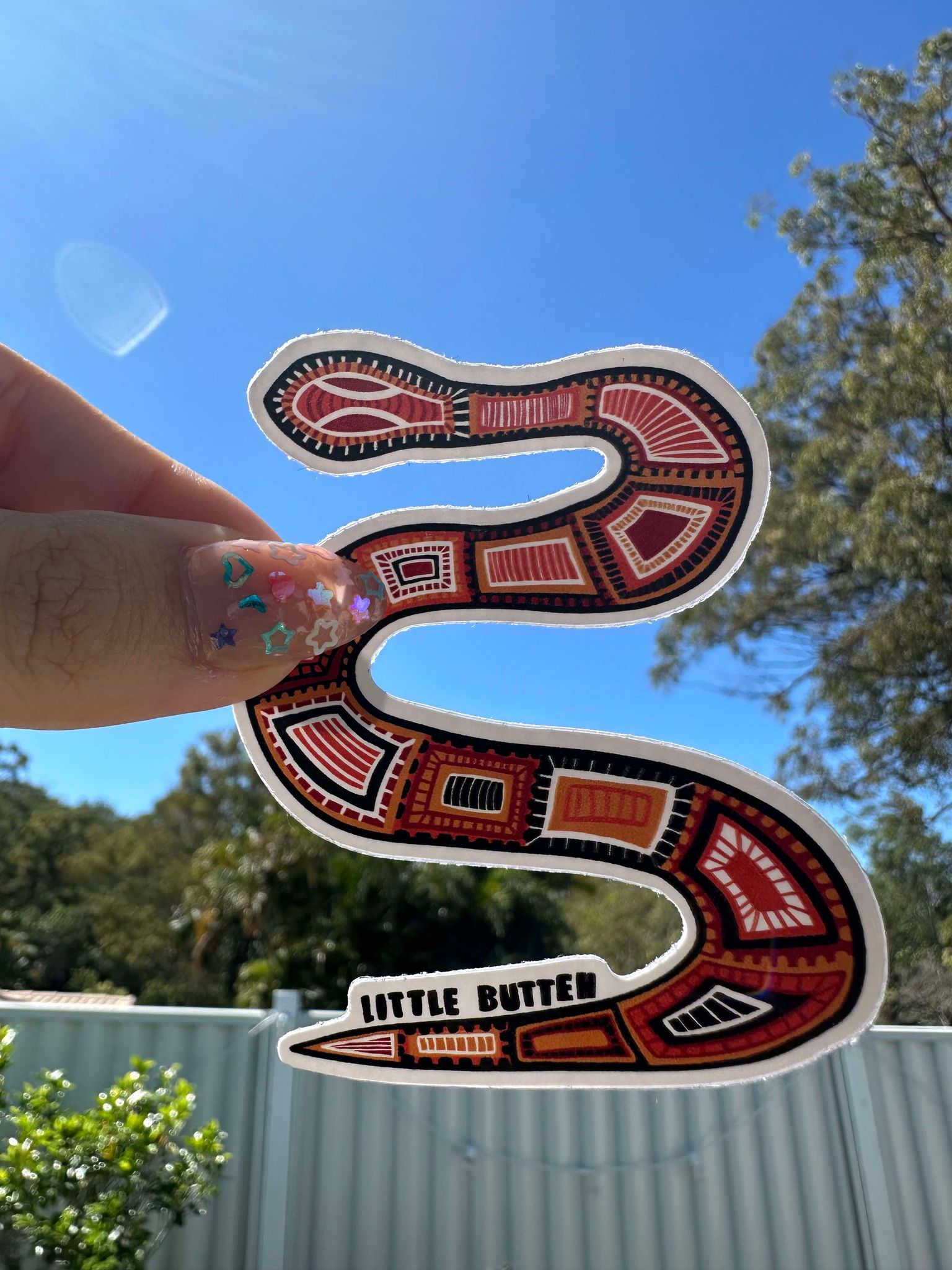 Snake Sticker – Little Butten
