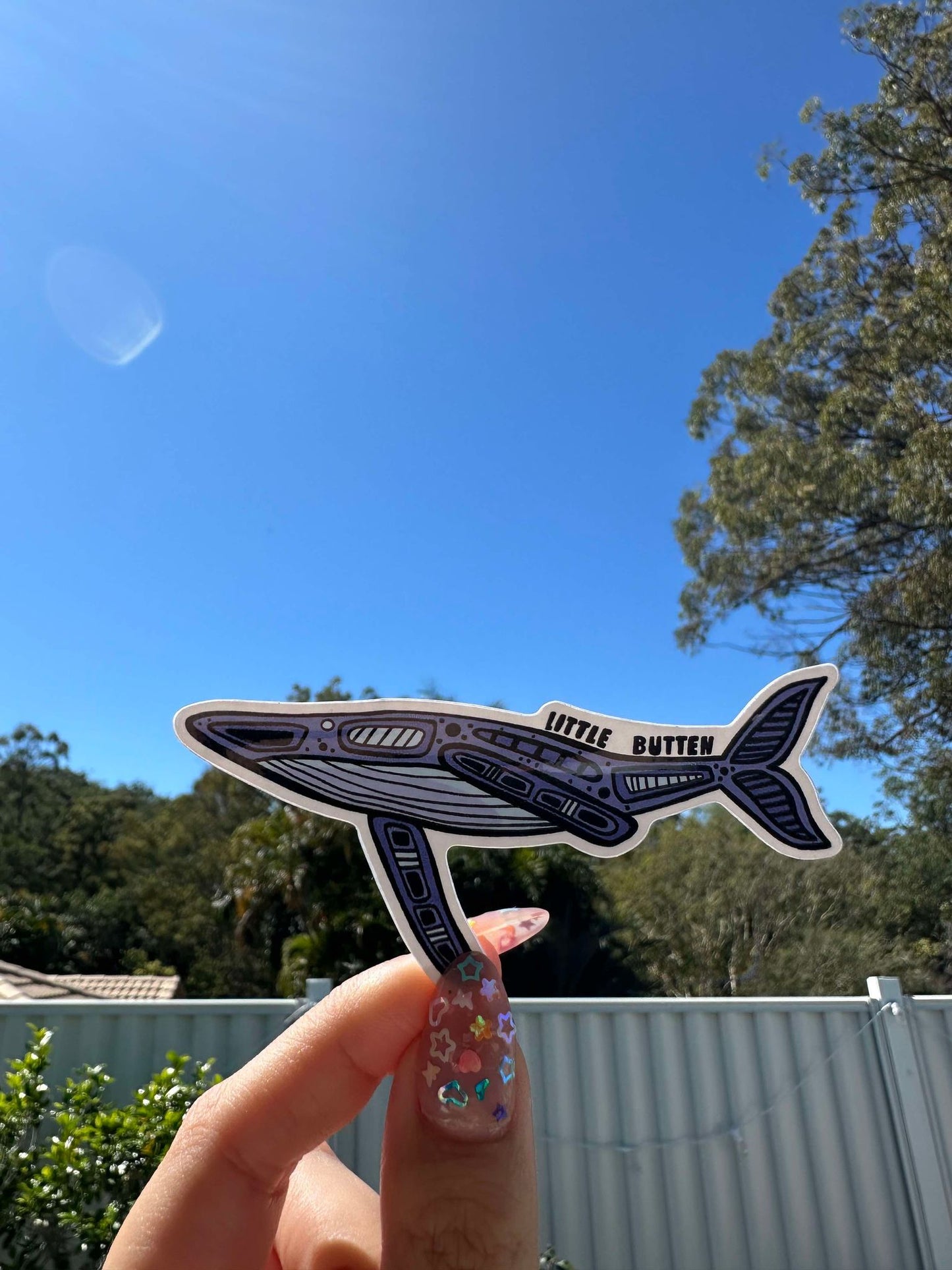 Whale Sticker