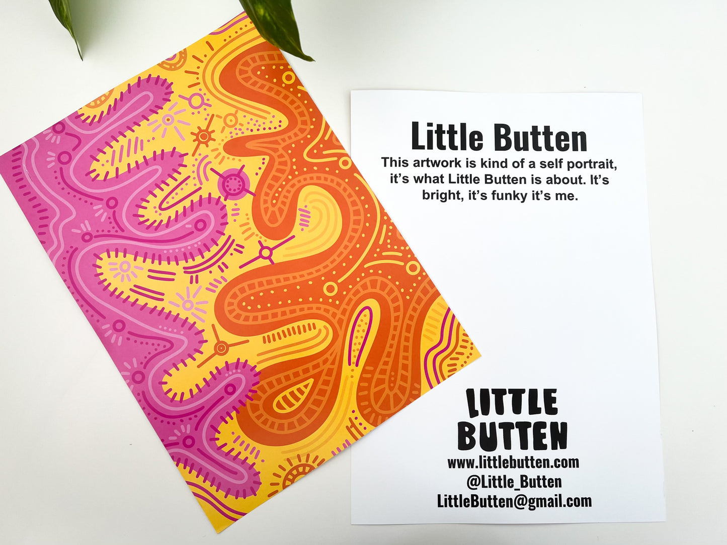 A4 Little Butten Print