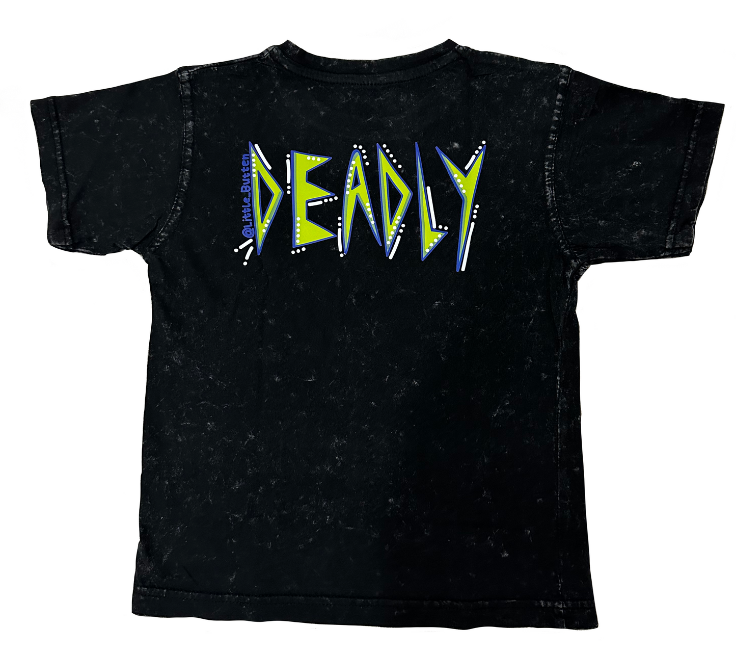 'Deadly Funky Snake' Stone Wash Kids Shirt